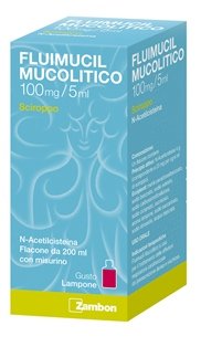 FLUIMUCIL MUCOLITICO BAMBINI 100 MG/5 ML SCIROPPO 1 FLACONE IN VETRO DA 200 ML CON BICCHIERE DOSATORE