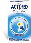ACTIFED 2,5 MG + 60 MG COMPRESSE 12 COMPRESSE