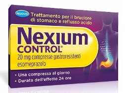 NEXIUM CONTROL 20 MG COMPRESSE GASTRORESISTENTI 20 MG - COMPRESSA GASTRORESISTENTE - USO ORALE - BLISTER (ALU) - 14 COMPRESSE