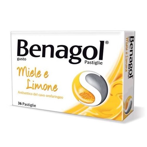 BENAGOL PASTIGLIE PASTIGLIE GUSTO MIELE E LIMONE 36 PASTIGLIE