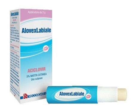 ALOVEXLABIALE 5% MATITA CUTANEA 50 MG/G MATITA CUTANEA APPLICATORE DA 3 G