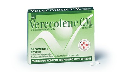 VERECOLENE C.M. 5 MG COMPRESSE RIVESTITE 5 MG COMPRESSE RIVESTITE 20 COMPRESSE IN BLISTER AL/PVC