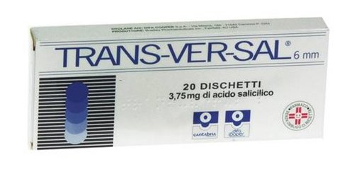 TRANS-VER-SAL 3,75 MG/6 MM CEROTTI TRANDERMICI SCATOLA 20 CEROTTI TRANSDERMICI 6 MM - 24 CEROTTI DI FISSAGGIO ED UNA LIMETTA