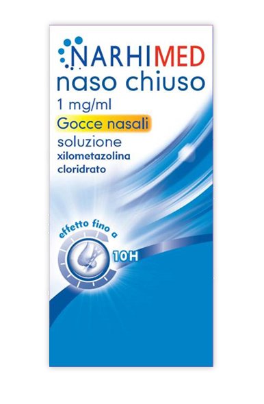 NARHIMED NASO CHIUSO 1 MG/ML 1 MG/ML GOCCE NASALI SOLUZIONE 1 FLACONE DA 10 ML