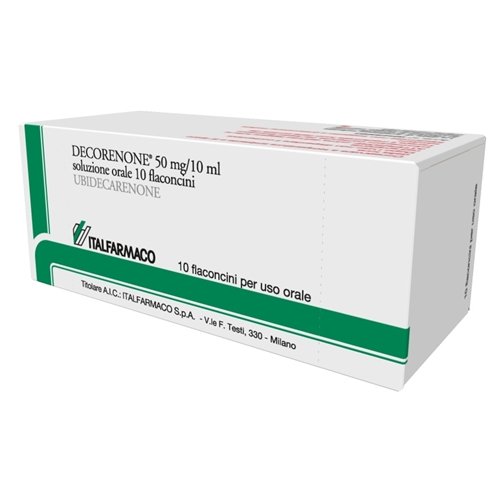 DECORENONE 50 MG SOLUZIONE ORALE 10 FLACONCINI 10 ML