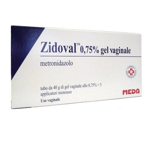 ZIDOVAL 7,5 MG/G GEL VAGINALE 0,75% GEL VAGINALE TUBO AL DA 40 G CON 5 APPLICATORI