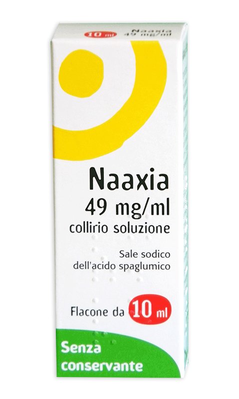 NAAXIA 49 MG/ML COLLIRIO, SOLUZIONE 49 MG/ML COLLIRIO, SOLUZIONE FLACONE 10 ML