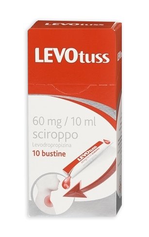 LEVOTUSS 60 MG/10 ML SCIROPPO 60 MG/10 ML SCIROPPO, 10 BUSTINE PET/AL/PE DA 10 ML