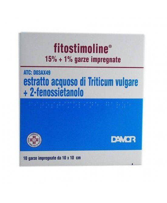 FITOSTIMOLINE CREMA – GARZE IMPREGNATE 15% GARZE IMPREGNATE 10 GARZE