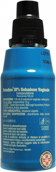 BETADINE 10% SOLUZIONE VAGINALE 10% SOLUZIONE VAGINALE FLACONE 125 ML
