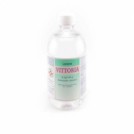 LOZIONE VITTORIA 0,1G/100G SOLUZIONE CUTANEA 0,1 G/100 G SOLUZIONE CUTANEA FLACONE DA 500 ML