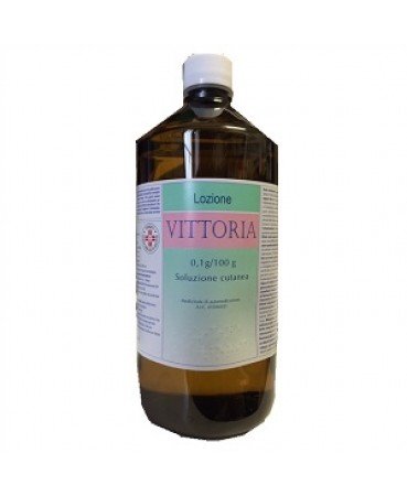 LOZIONE VITTORIA 0,1G/100G SOLUZIONE CUTANEA 0,1 G/100 G SOLUZIONE CUTANEA FLACONE DA 1.000 ML