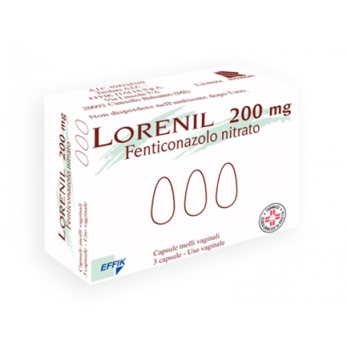 LORENIL CAPSULE MOLLI VAGINALI 200 MG CAPSULE MOLLI VAGINALI 3 CAPSULE