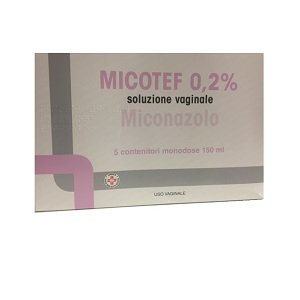 MICOTEF 0,2% SOLUZIONE VAGINALE 0,2% SOLUZIONE VAGINALE 5 CONTENITORI MONODOSE 150 ML