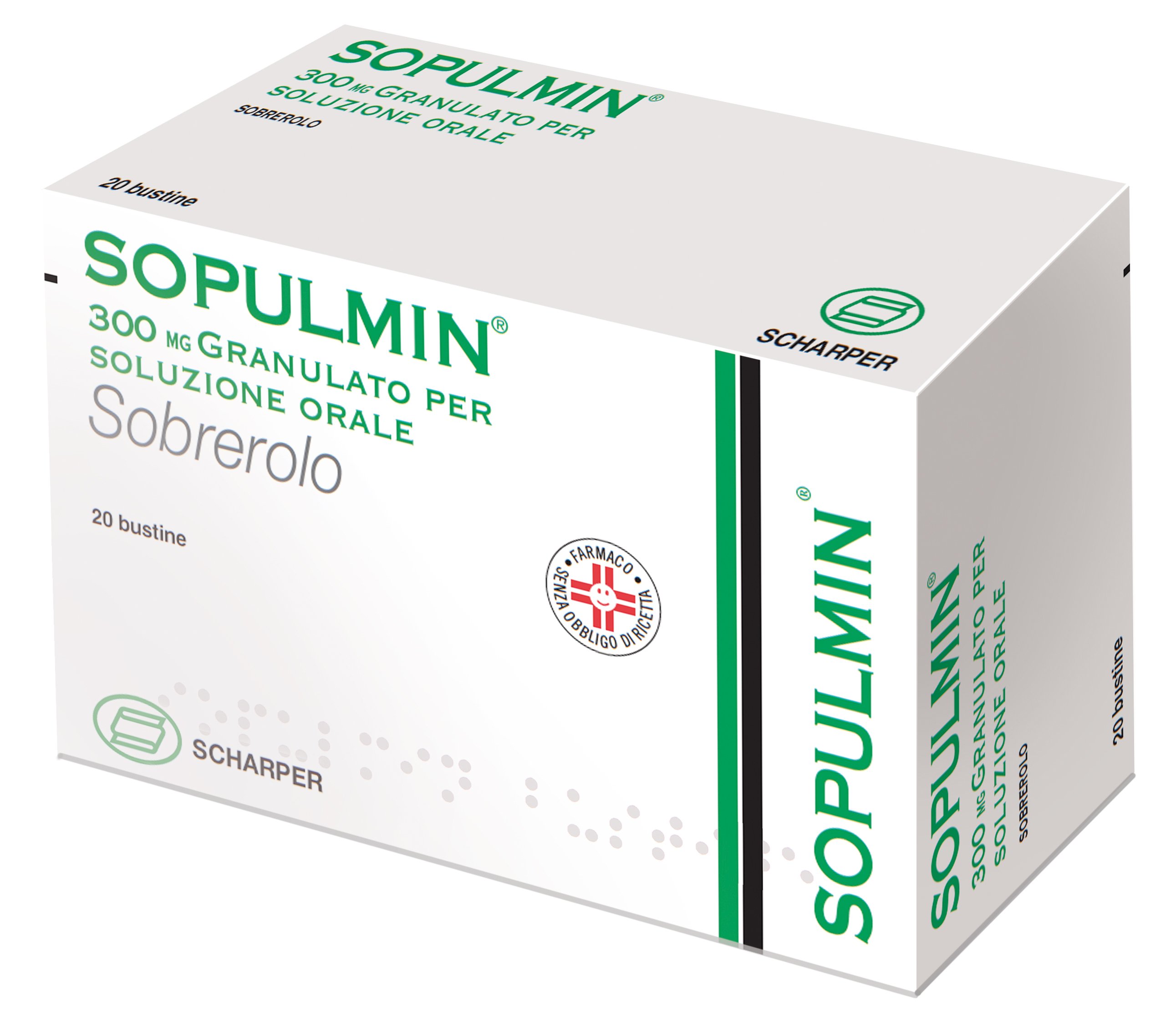 SOPULMIN 300 MG GRANULATO PER SOLUZIONE ORALE 20 BUSTINE