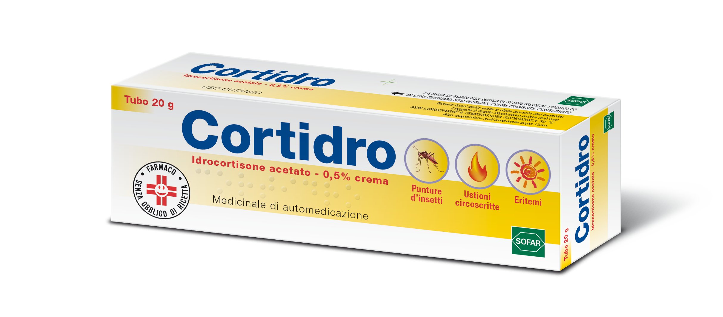 CORTIDRO 0,5% CREMA 0,5% CREMA TUBO 20 G
