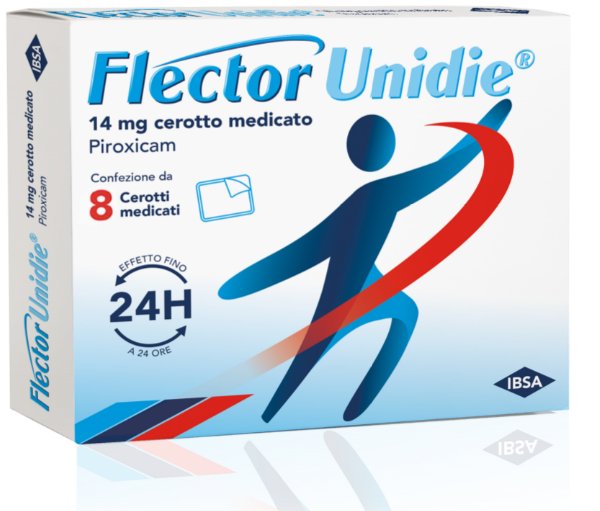 FLECTOR UNIDIE 14 MG CEROTTO MEDICATO 14 MG CEROTTO MEDICATO 8 CEROTTI