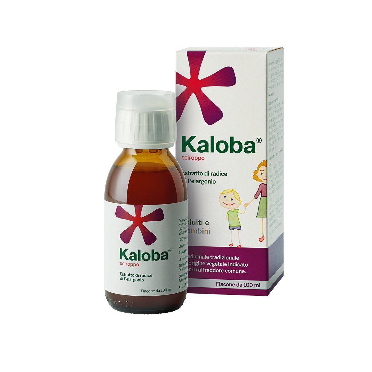 KALOBA SCIROPPO SCIROPPO FLACONE DA 100 ML CON BICCHIERE DOSATORE