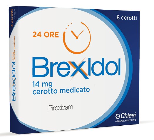 BREXIDOL 14 MG CEROTTO MEDICATO 14 MG CEROTTO MEDICATO 8 CEROTTI