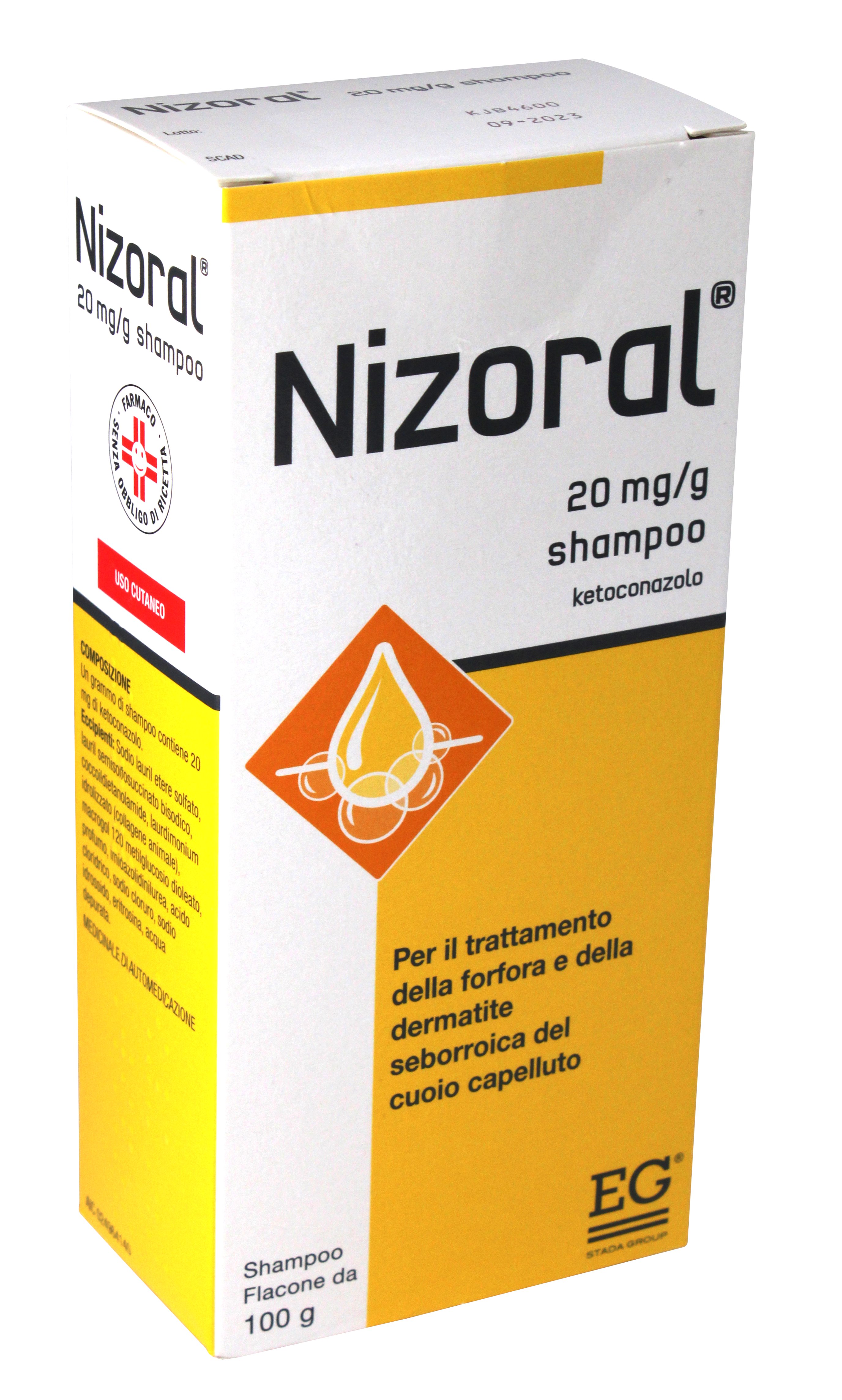 NIZORAL 20 MG/G SHAMPOO 20MG/G SHAMPOO FLACONE DA 100 G