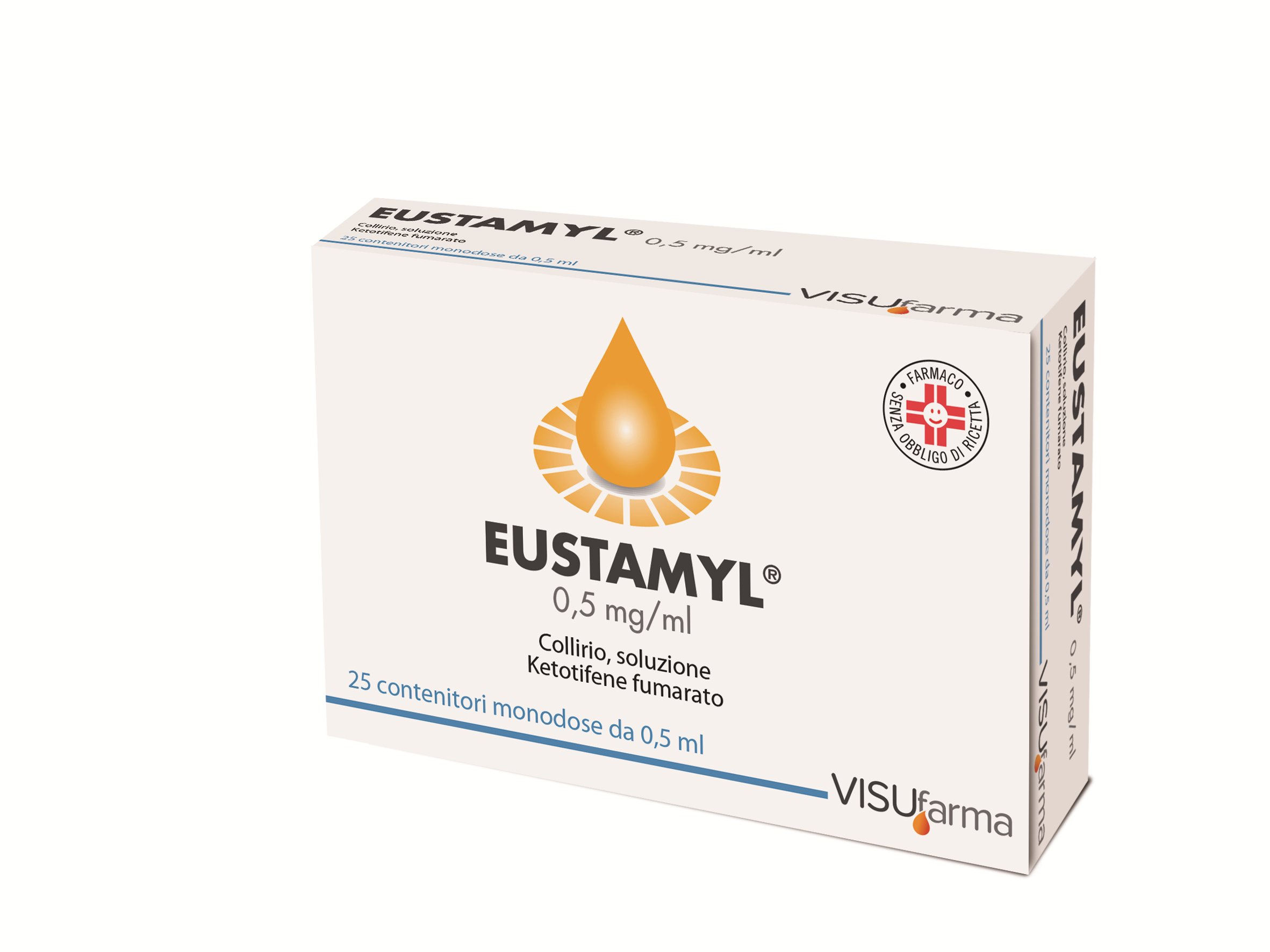 EUSTAMYL 0,5 MG/ML COLLIRIO, SOLUZIONE 0,05% COLLIRIO, SOLUZIONE 25 CONTENITORI MONODOSE DA 0,5 ML