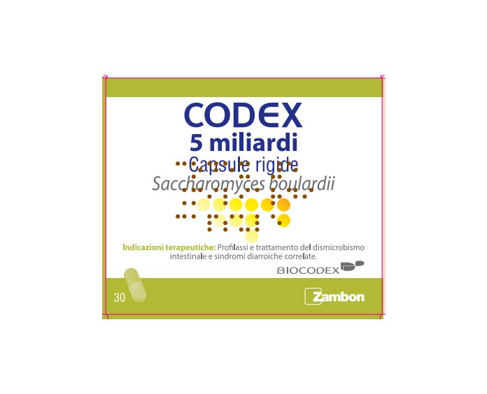 CODEX 5 MILIARDI CAPSULE RIGIDE 5 MILIARDI CAPSULE RIGIDE, 30 CAPSULE IN BLISTER PVC/AL
