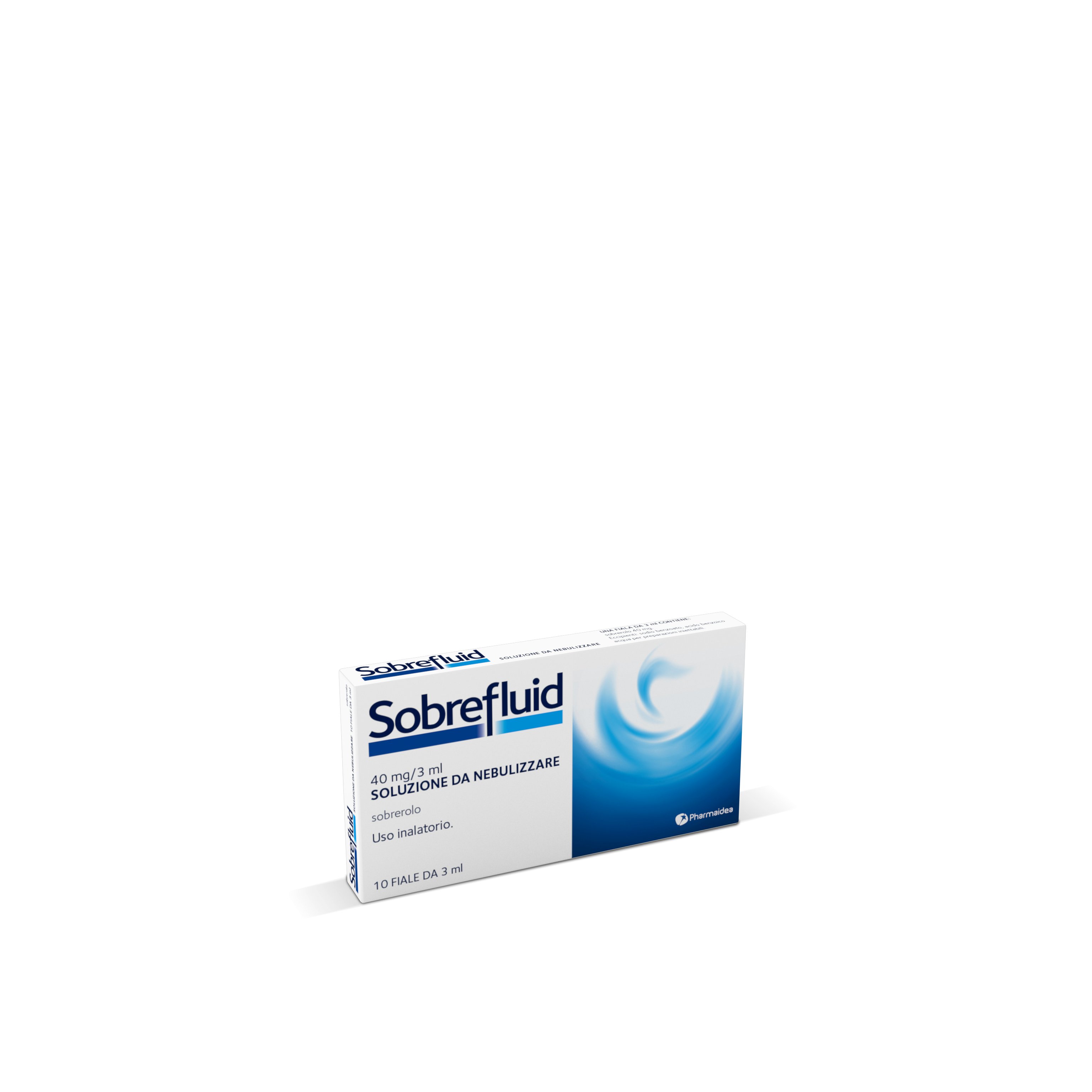 SOBREFLUID 40 MG/3 ML SOLUZIONE DA NEBULIZZARE 40 MG/ 3 ML SOLUZIONE DA NEBULIZZARE 10 FIALE DA 3 ML