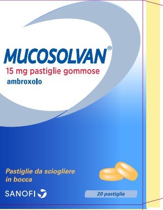MUCOSOLVAN 15 MG PASTIGLIE GOMMOSE 15 MG PASTIGLIE GOMMOSE 20 PASTIGLIE IN BLISTER PVC/AL