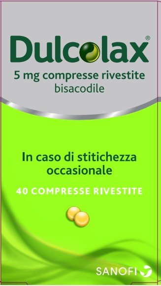 DULCOLAX 5 MG COMPRESSE RIVESTITE 40 COMPRESSE RIVESTITE IN BLISTER PVC/PVDC/AL