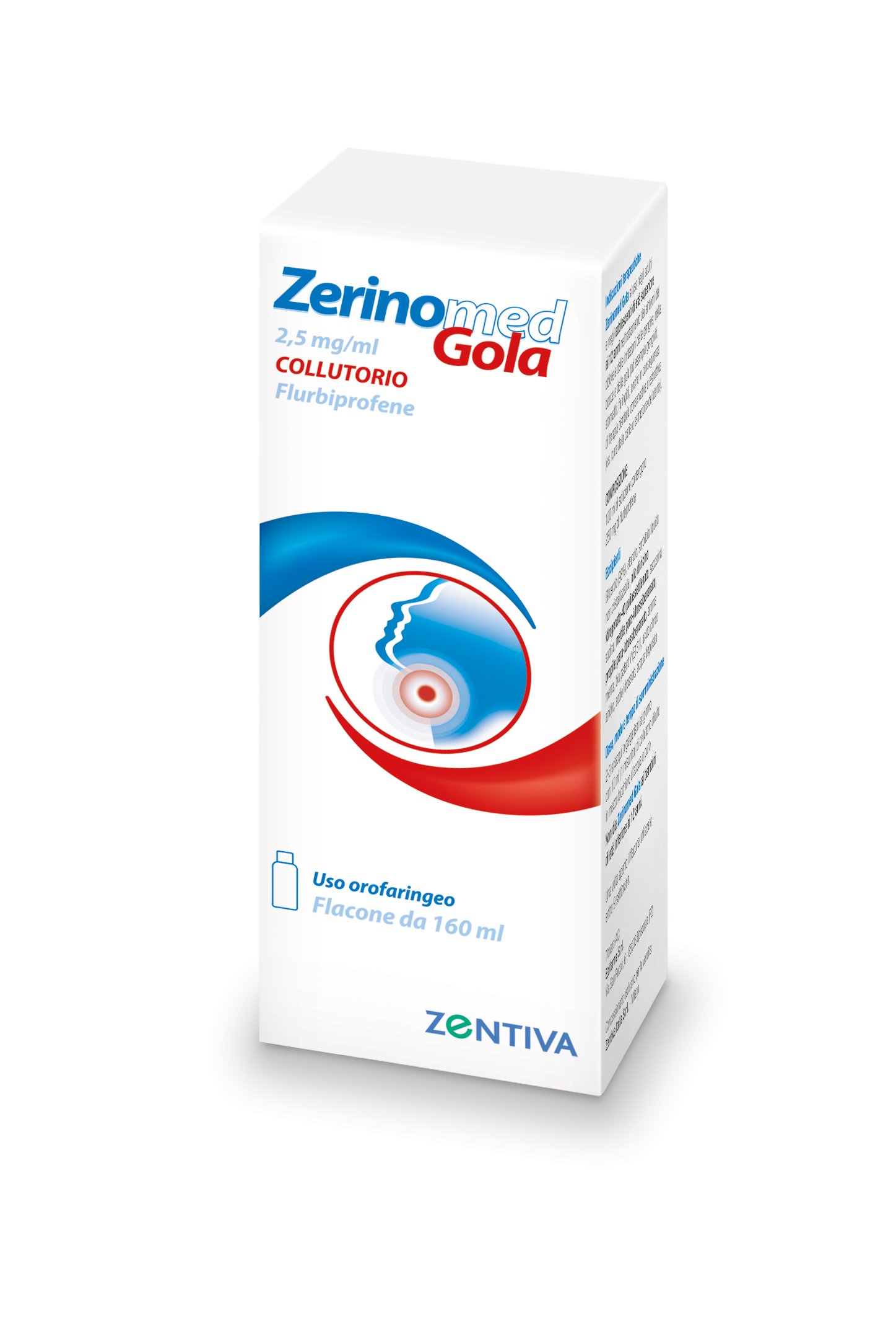 ZERINOMED GOLA 0,25% COLLUTORIO FLACONE DA 160 ML