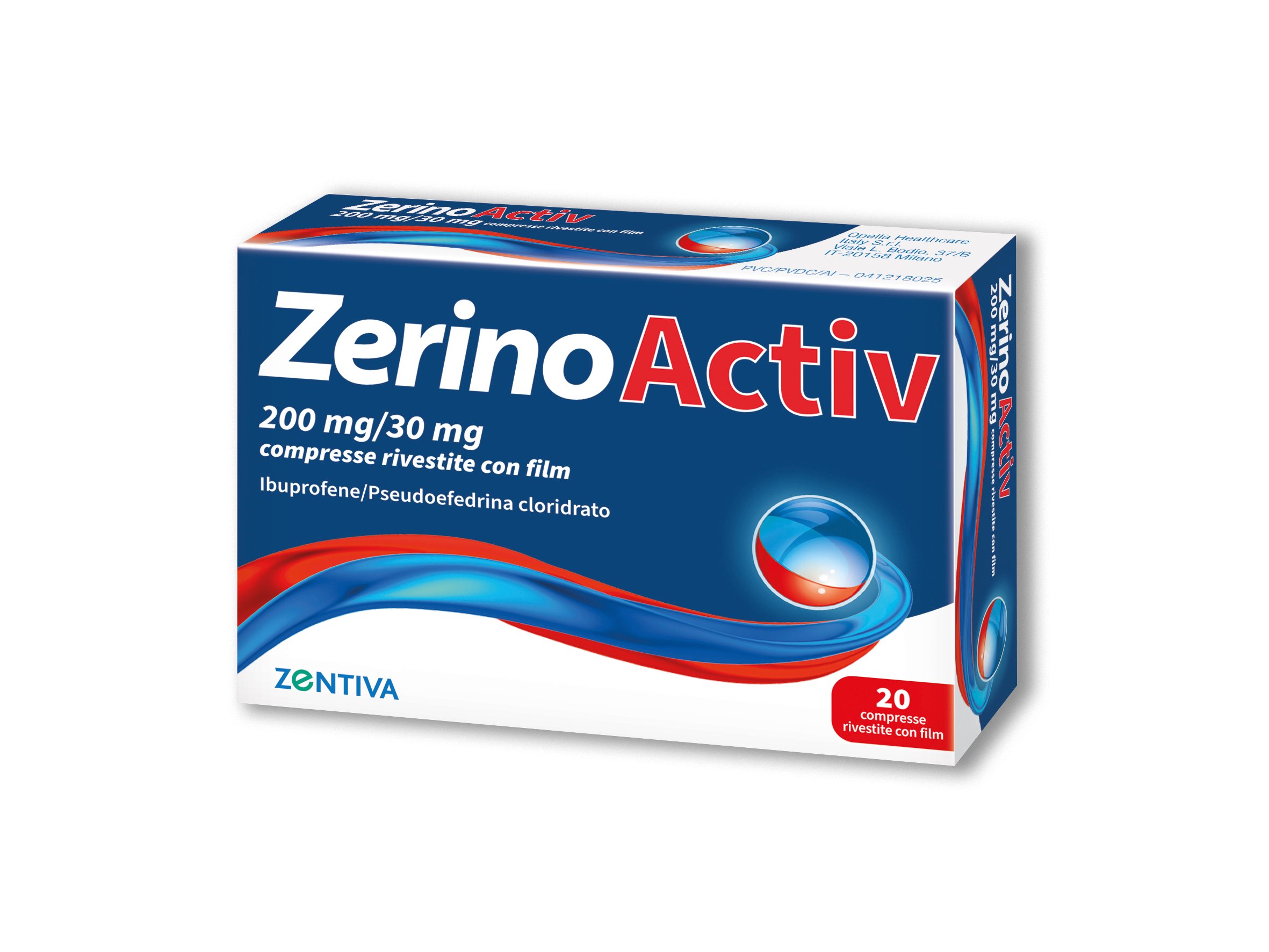 ZERINOACTIV*20CPR 200MG+30MG