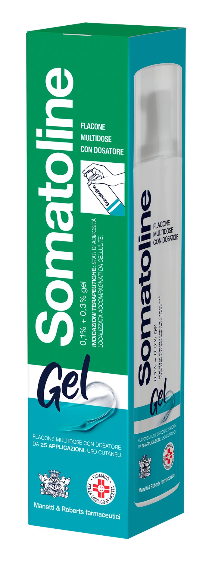 0,1% + 0,3% GEL 1 FLACONE IN PP DA 250 ML/25 EROGAZIONI CON SACCHETTO E DOSATORE