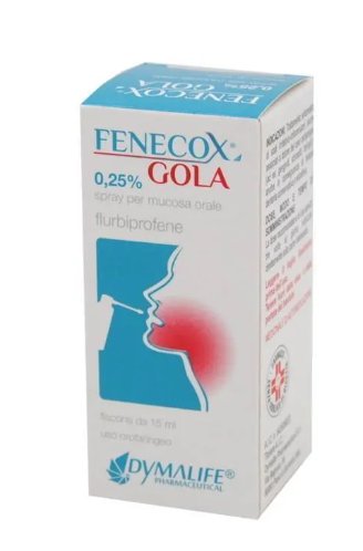 FENECOX 0,25% SPRAY PER MUCOSA ORALE 1 FLACONE IN VETRO DA 15 ML