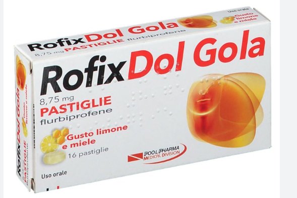 ROFIXDOL GOLA E DOLORE 8,75 MG PASTIGLIE GUSTO LIMONE E MIELE 8,75 MG PASTIGLIA GUSTO LIMONE E MIELE, 16 PASTIGLIE IN BLISTER
