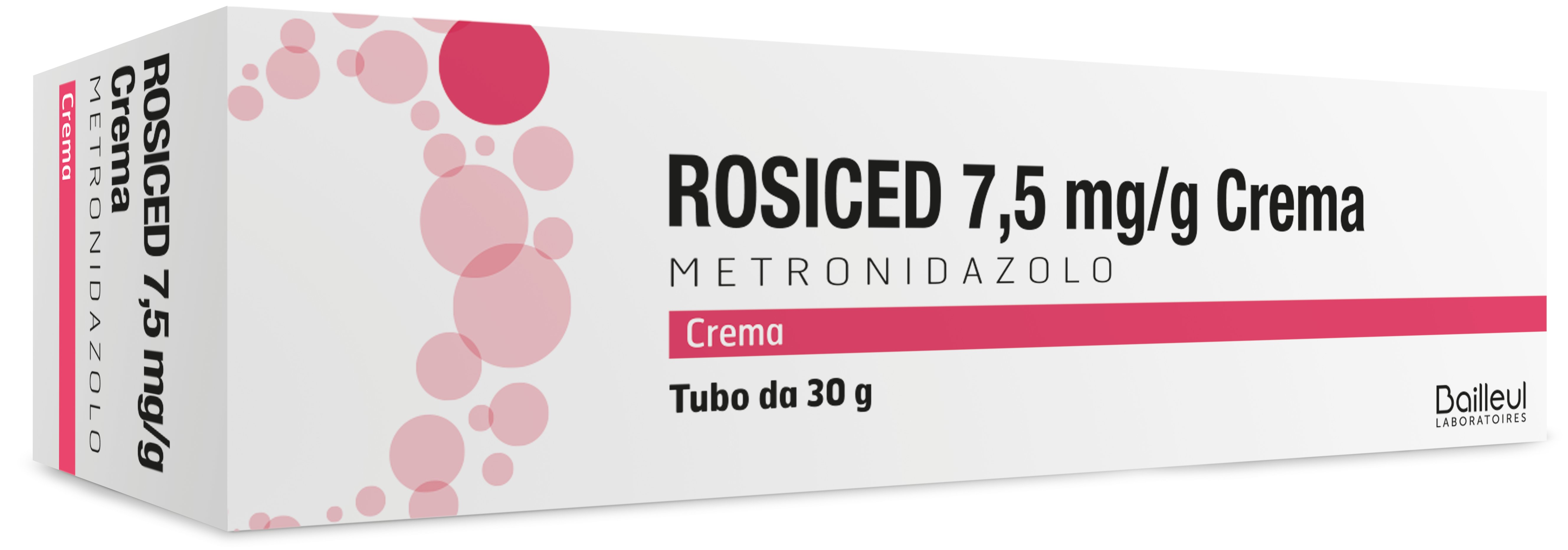ROSICED 7,5 MG/G CREMA 7,5 MG/G CREMA TUBO IN PE DA 30 G