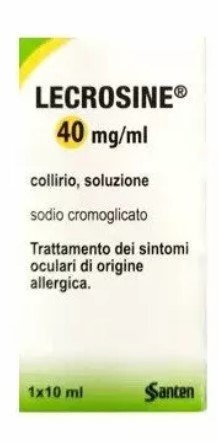 LECROSINE 40 MG/ML COLLIRIO, SOLUZIONE 40 MG/ML COLLIRIO, SOLUZIONE 1 FLACONE IN LDPE DA 10 ML
