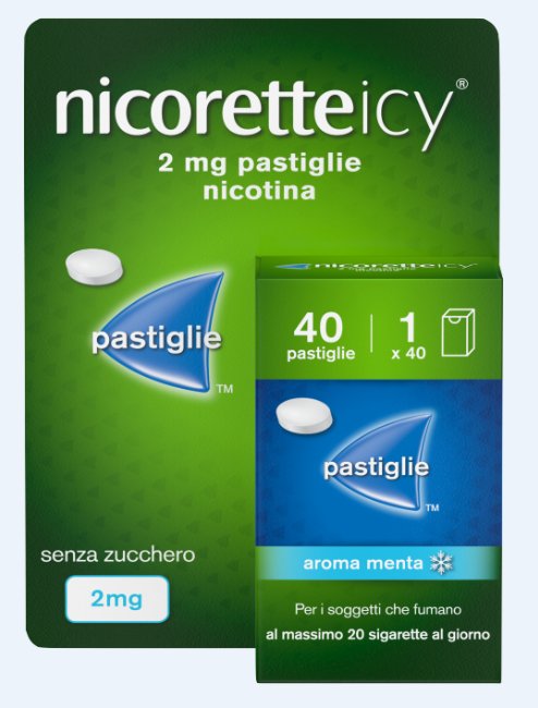 2 MG PASTIGLIE 40 PASTIGLIE IN CONTENITORE DI CARTONE