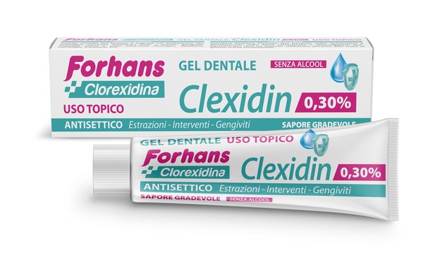 FORHANS CLEXIDIN COLLUTORIO IN GEL ALLA CLOREXIDINA 0,30% 30