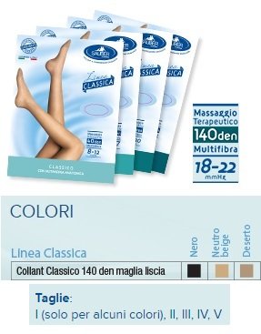 SAUBER COLLANT 140 DENARI MAGLIA LISCIA NEUTRO BEIGE 3 LINEA CLASSICA