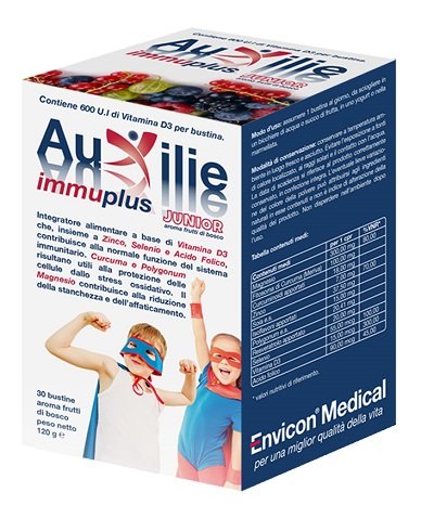 AUXILIE IMMUPLUS JUNIOR SOLUBILE 30 STICK PACK AUXILIE IMMUPLUS JUNIOR SOLUBILE 30 STICK PACK