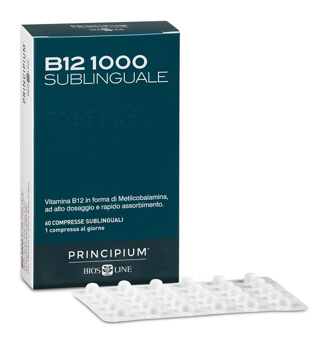PRINCIPIUM B12 1000 60 COMPRESSE SUBLINGUALI PRINCIPIUM B12 1000 60 COMPRESSE SUBLINGUALI