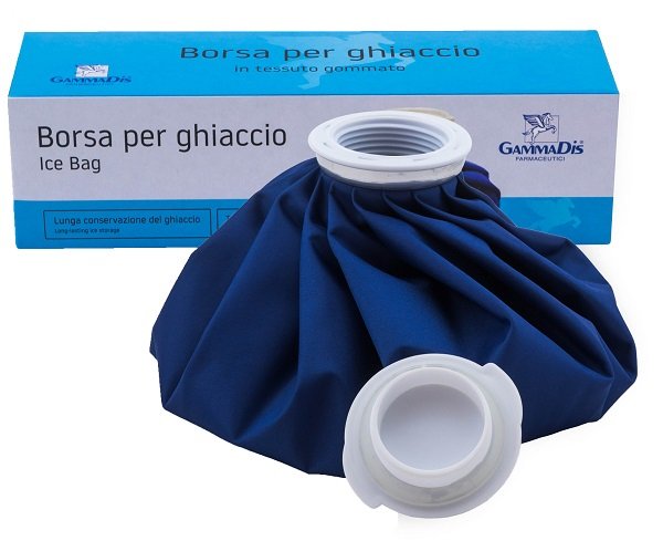 BORSA GHIACCIO TESSUTO GOMMATO 28 CM