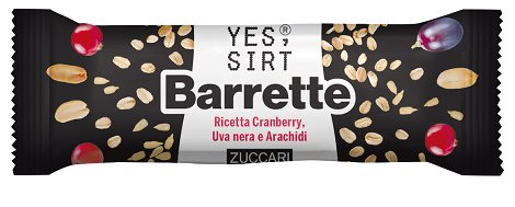YES SIRT BARRETTE CRANBERRY UVA NERA ARACHIDI 25 G