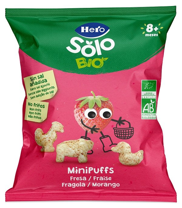 HERO SOLO SNACK MINI PUFF FRAGOLA 18 G