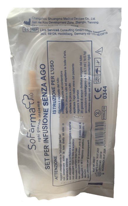 DEFLUSSORE SENZA AGO GAUGE 21 SOFARMAPIU%27