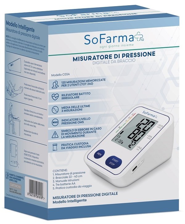 SFIGMOMANOMETRO DIGITALE DA BRACCIO SOFARMAPIU%27