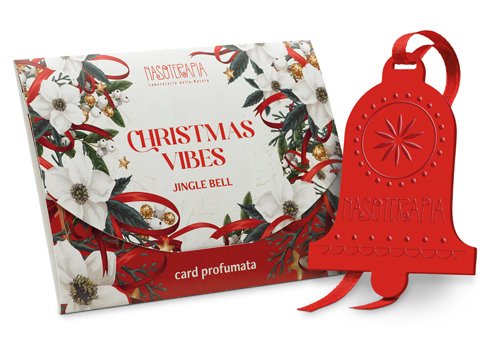 NASOTERAPIA SET CARD PROFUMATE JINGLE BELL 10 PEZZI