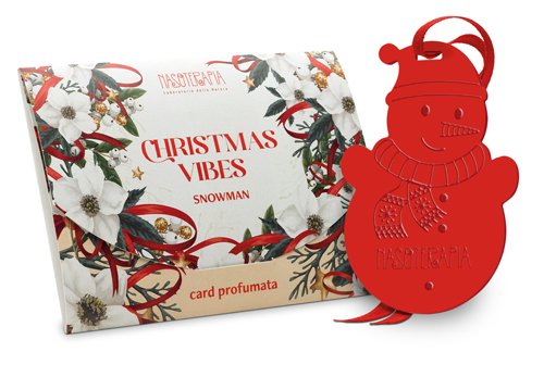 NASOTERAPIA SET CARD PROFUMATE SNOWMAN 10 PEZZI