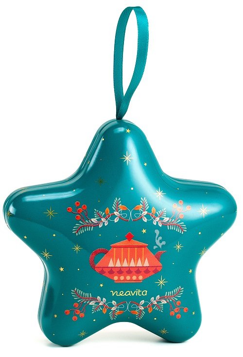 NEAVITA INFUSO ARANCIA E CANNELLA FILTROSCRIGNO IN STELLA DI NATALE 8 FILTRI DA 3,5 G