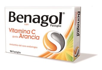 BENAGOL PASTIGLIE PASTIGLIE CON VITAMINA C GUSTO ARANCIA 16 PASTIGLIE